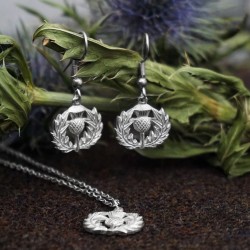 198 Small Thistle Earrings