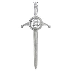 068 Antique Interlace Kilt Pin