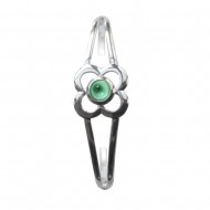 August (Peridot) Bangle