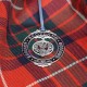 Clan Crest Christmas Ornament BLACK