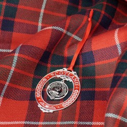 Clan Crest Christmas Ornament RED