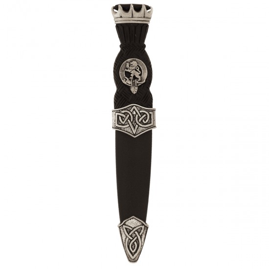 SD/CC-ANT Celtic Stone Top Clan Sgian Dubh Antique Finsih