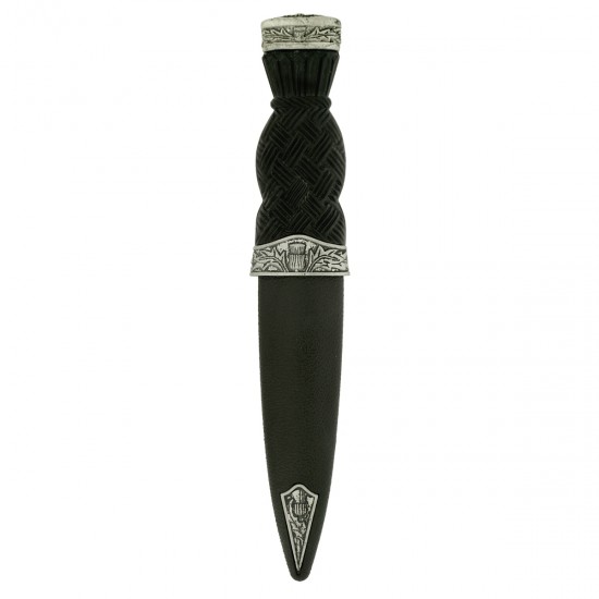 Thistle Pattern Top Sgian Dubh Antique Thistle Pattern Top Sgian Dubh Antique