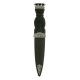 Thistle Pattern Stone Top Sgian Dubh Antique Thistle Pattern Stone Top Sgian Dubh Antique