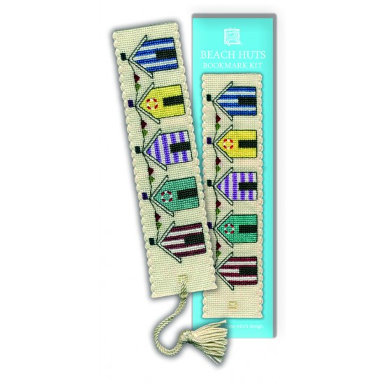 BKBH Beach Huts Bookmark