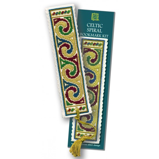 BKCSC Celtic Spiral Bookmark (Cream)