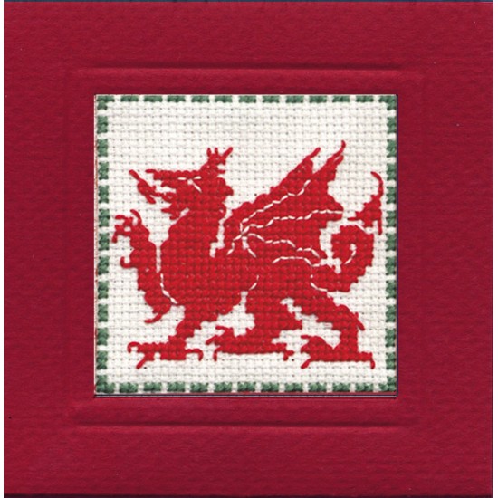 WEWD Welsh Dragon Miniature Card