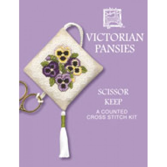 VPSK Victorian Pansies Scissor Keep