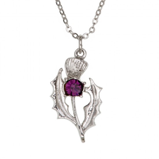 121 Scottish Thistle Pendant