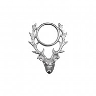 170 Stags Head Brooch