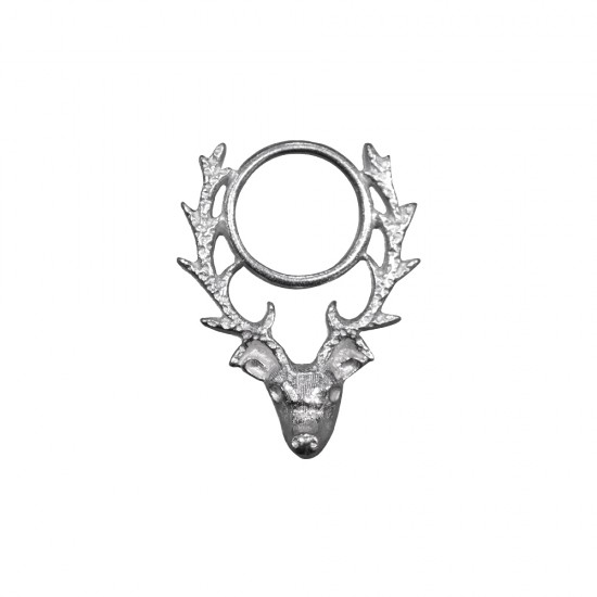 170 Stags Head Brooch