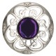 184 Culloden Plaid Brooch