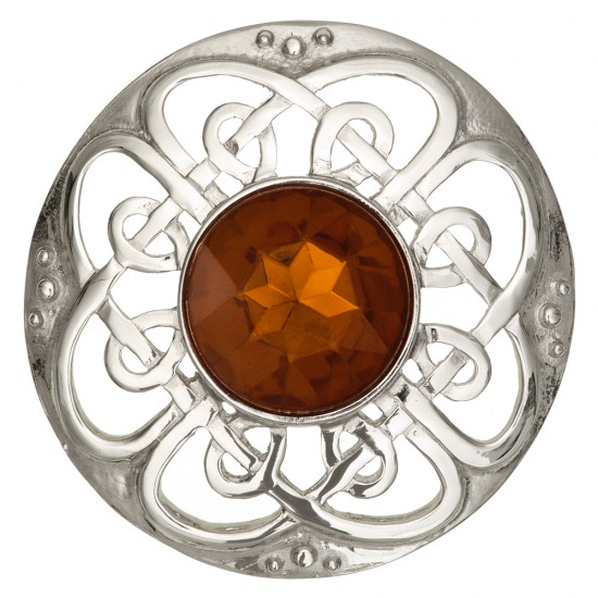 184 Culloden Plaid Brooch