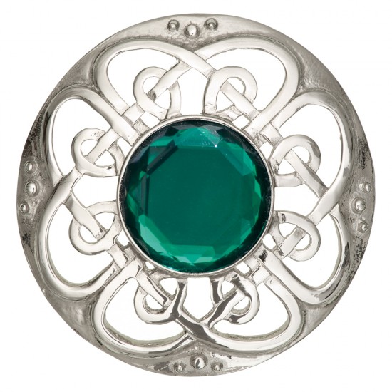 184 Culloden Plaid Brooch