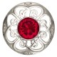 184 Culloden Plaid Brooch