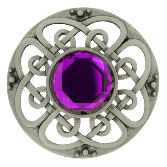 184 Antique Culloden Plaid Brooch