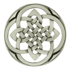 189 Antique Celtic Plaid Brooch