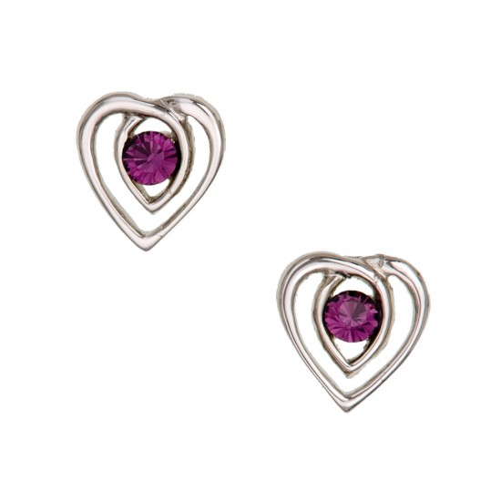 196 Celtic Heart Earrings