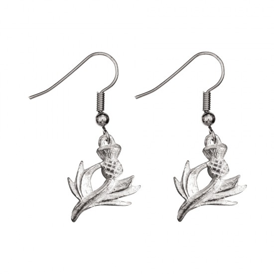 198 Drop Thistle Earrings