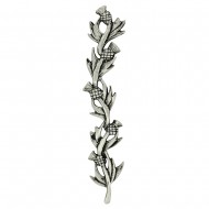 104 Ant Cascading Thistles Kiltpin Antique