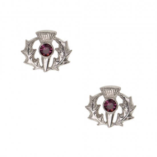 241 Scottish Thistle Earrings