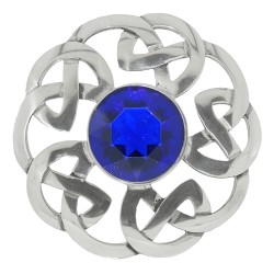 248 Celtic Interlace Plaid Brooch