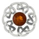 248 Celtic Interlace Plaid Brooch
