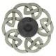 248 Antique Celtic Interlace Plaid Brooch