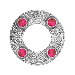 249 Dancers Celtic Plaid Brooch