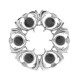 250 Dancers Thistle Plaid Brooch