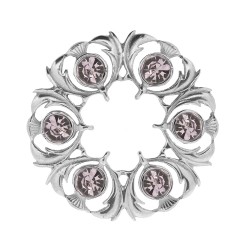 250 Dancers Thistle Plaid Brooch