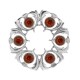 250 Dancers Thistle Plaid Brooch