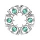 250 Dancers Thistle Plaid Brooch