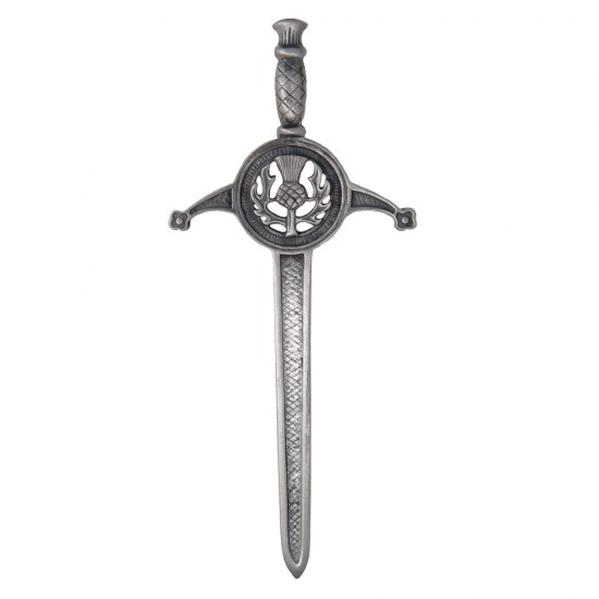 067 Antique Thistle Kilt Pin