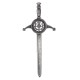 067 Antique Thistle Kilt Pin