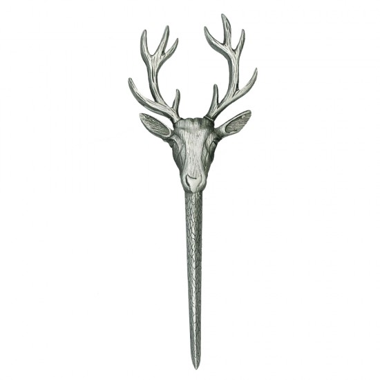 095 Ant Stag Kilt Pin Antique