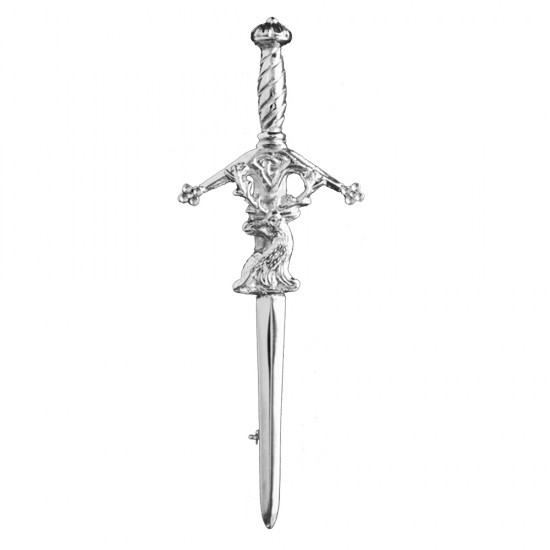 099 Claidhmhor with Stag Kilt Pin