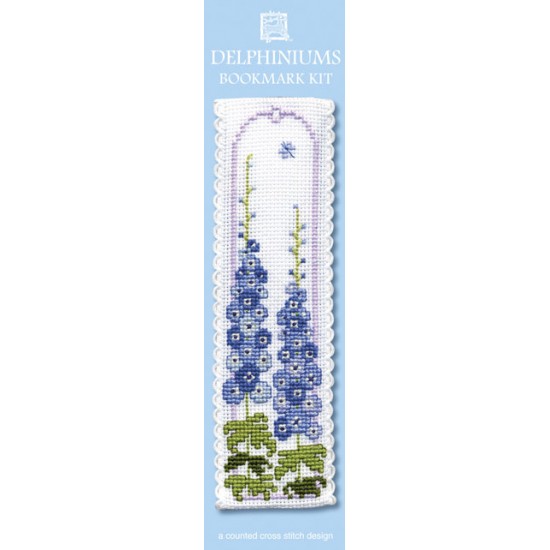 BKDE Delphiniums Bookmark