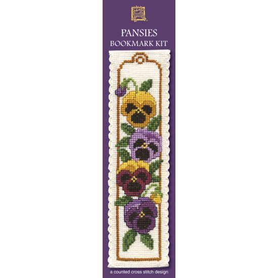 BKPA Pansies Bookmark