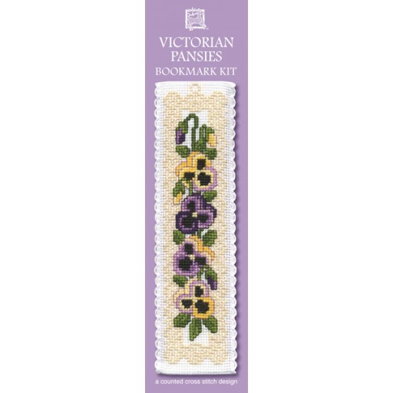 BKVP Victorian Pansies Bookmark