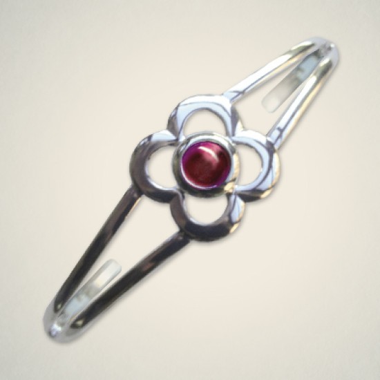 January (Garnet) Bangle