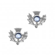 December (Turquoise) Thistle Earrings