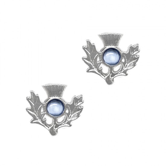 December (Turquoise) Thistle Earrings