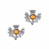 November (Topaz) Thistle Earrings