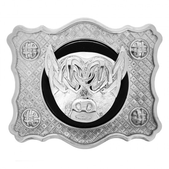 BUCKLE175 Highland Cow Buckle BUCKLE175 Highland Cow Buckle