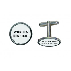 CL BD - 'Best Dad' Engraved Cufflinks