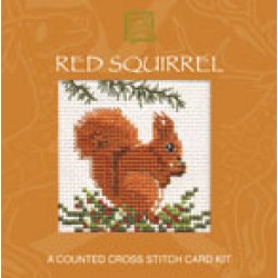 CMSQ Red Squirrel Miniature Card