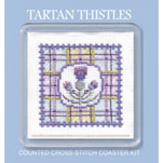 COTT Tartan Thistles Coaster