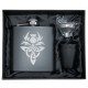 HF6 BS 6oz Hip Flask Matt Black Box Set HF6 BS 6oz Hip Flask Matt Black Box Set