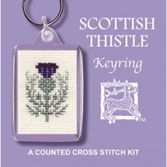 KRST Scottish Thistle Keyring